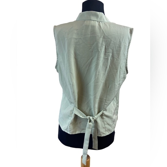 Vintage 80’s Jacklyn Smith Collectibles Light Green Button Up Vest - Picture 8 of 9